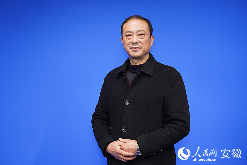 全国人大代表王建伟。人民网 王锐摄